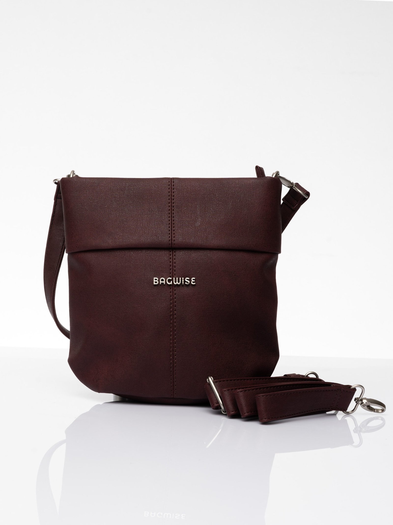 Bagwise bordo kadın postacı çantası 9003