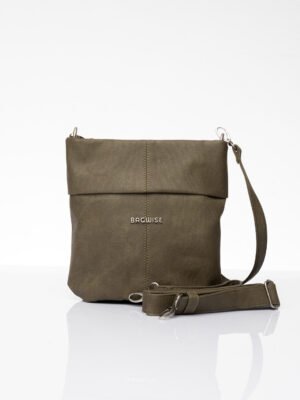 Bagwise yeşil kadın postacı çantası 9003