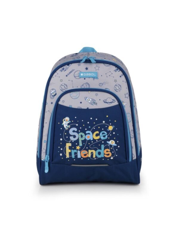 GABOL I Anaokulu Sırt Çantası Space Orijinal Erkek Çocuk Çift Bölmeli Su Geçirmez Mini Çanta 9 Litre