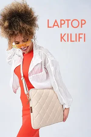 Vegan unisex laptop kılıfı organizer – 16 inç uyumlu, zarif ve işlevsel tasarım